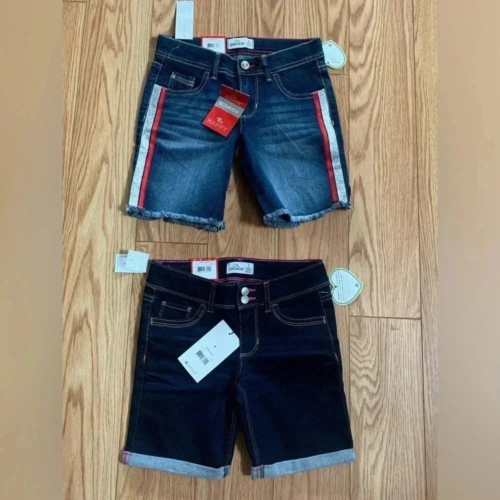 NEW JORDACHE BERMUDA  PAIR SIZE 7/8